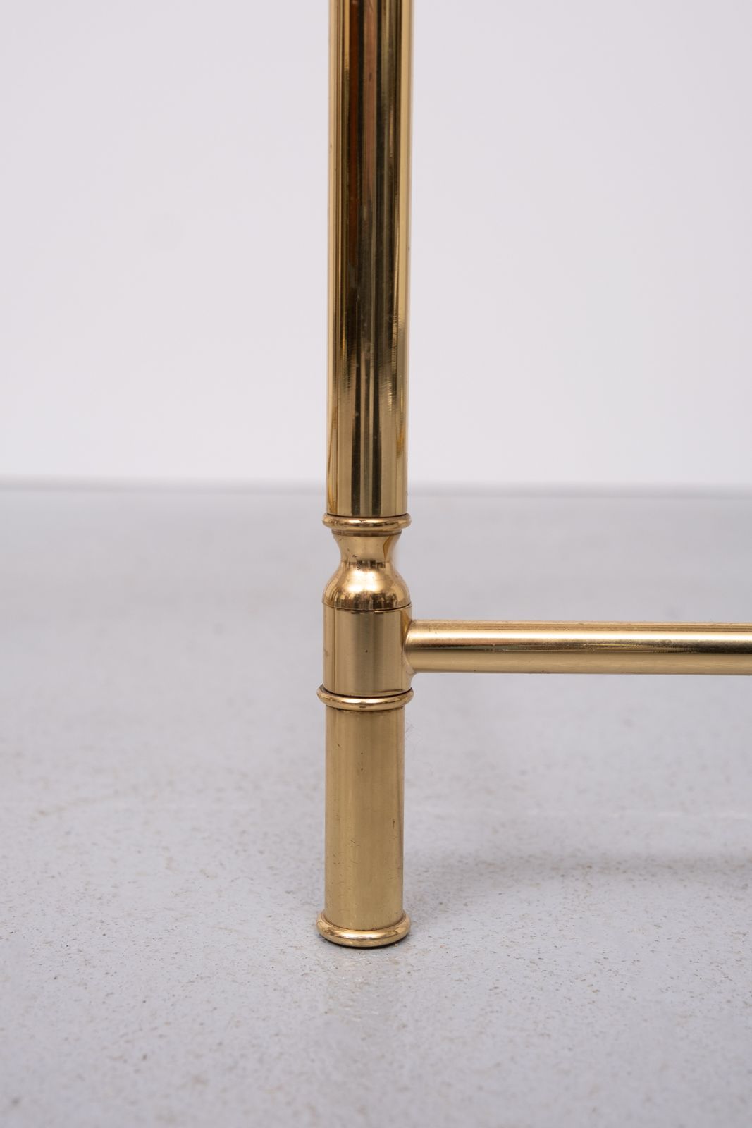 Brass Side Tables Hollywood Recency 1970s France photo Furniture