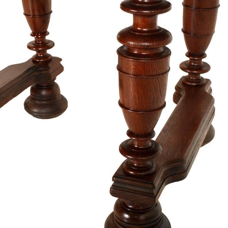 19th Century France Provencal Extendable Table Solid Oak, Restored, Wax Polished photo vinterior