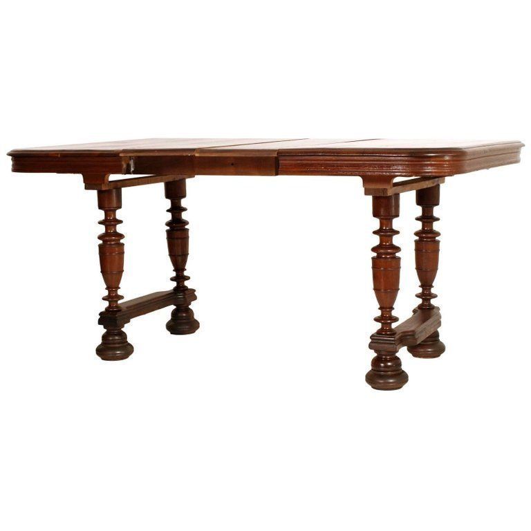 19th Century France Provencal Extendable Table Solid Oak, Restored, Wax Polished photo buy