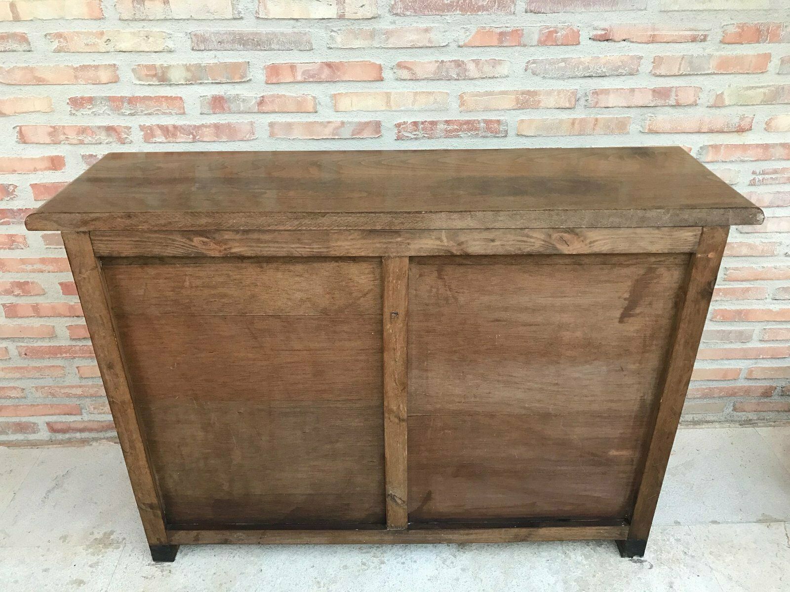 photo furniture 19th Century Baroque Style Spanish Carved Walnut Credenza
