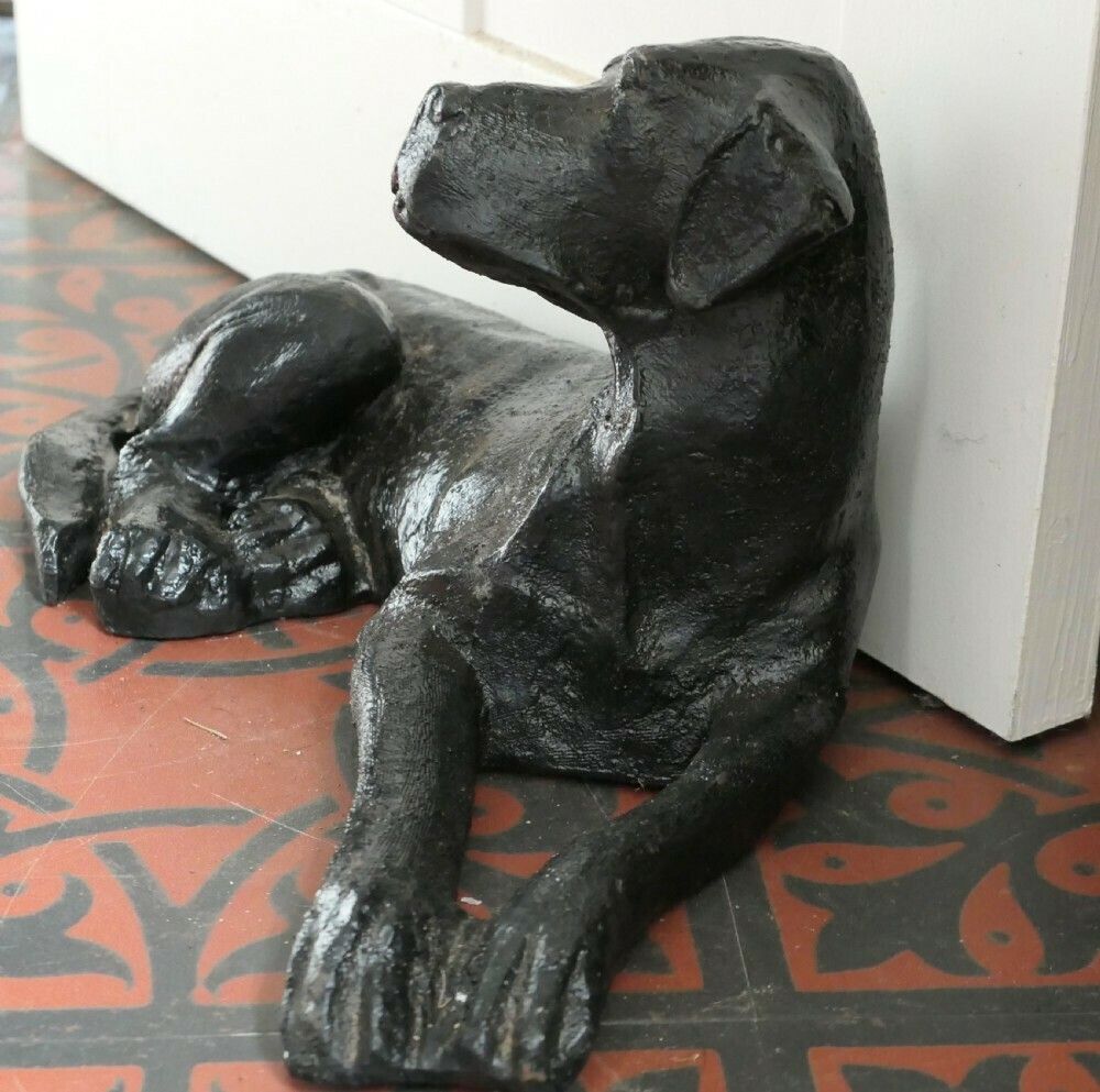 A Black Labrador Puppy, Door Stop photo buy