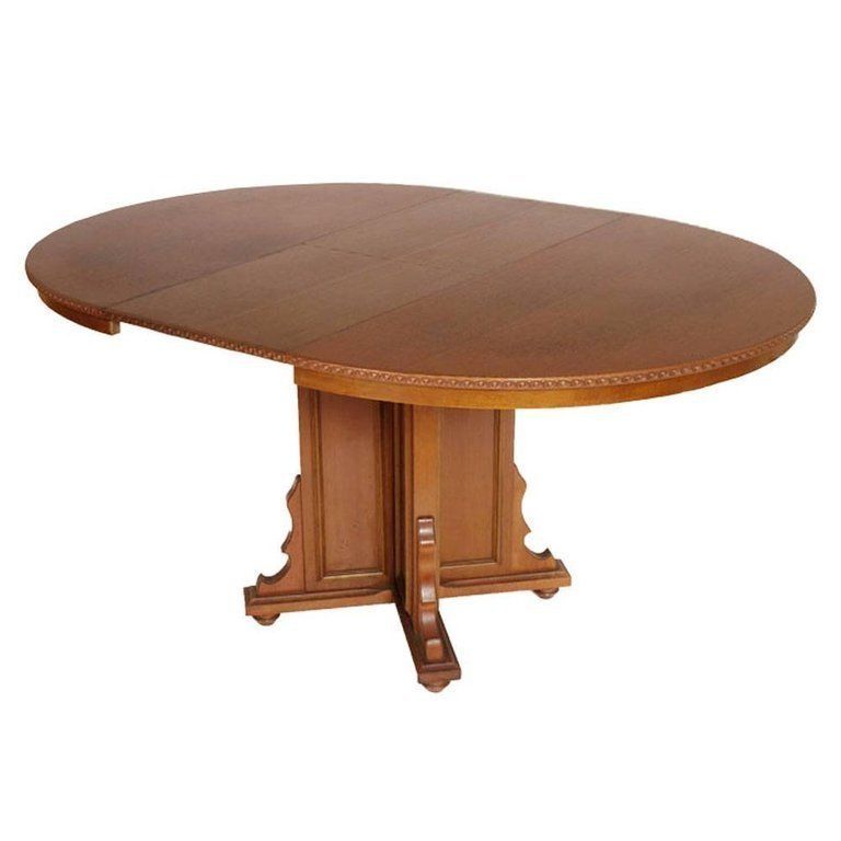 Italian Early 20th Century Eclectic Extendable Round Table In Walnut photo buy