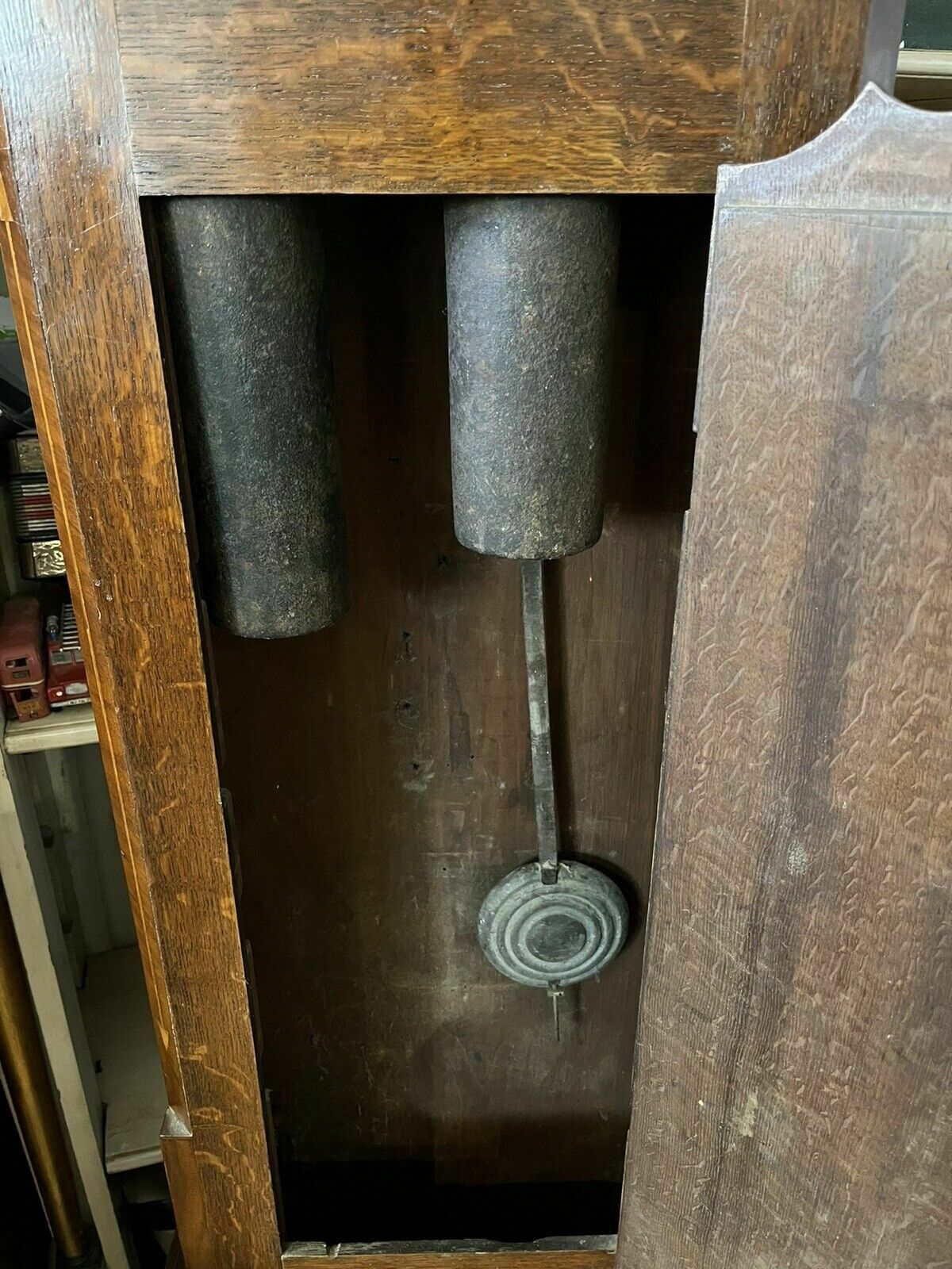 photo for sale 8 Day Longcase / Grandfather Clock. W.Pybus Of Caistor , Lincolnshire