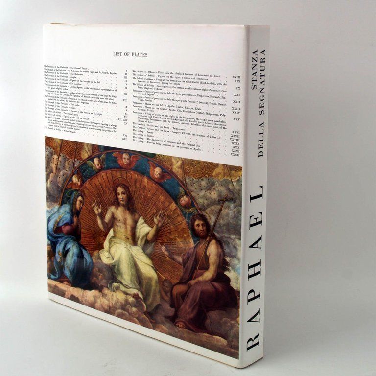 1950 Uniques Books Stanza Della Segnatura By Raphael Printed By Pope Pius XII photo for sale