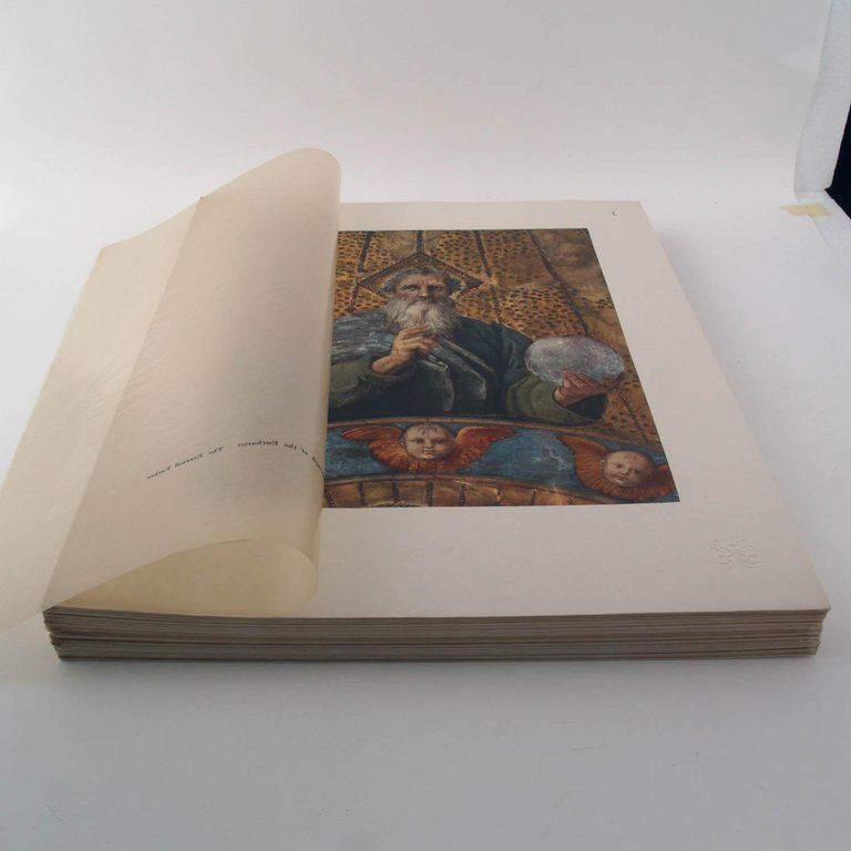 photo furniture 1950 Uniques Books Stanza Della Segnatura By Raphael Printed By Pope Pius XII