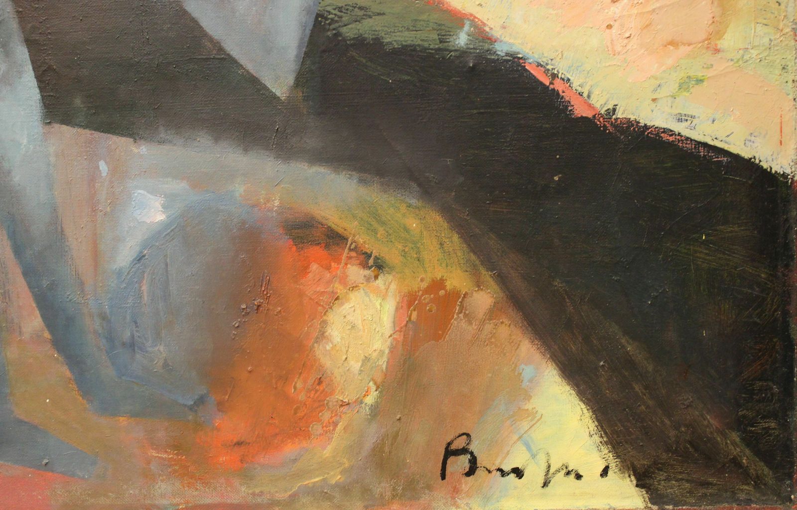 photo furniture Victor Karnauh (1950 2012, Ukrainian, Latvian).  A Game. Oil On Canvas, 150x150 Cm