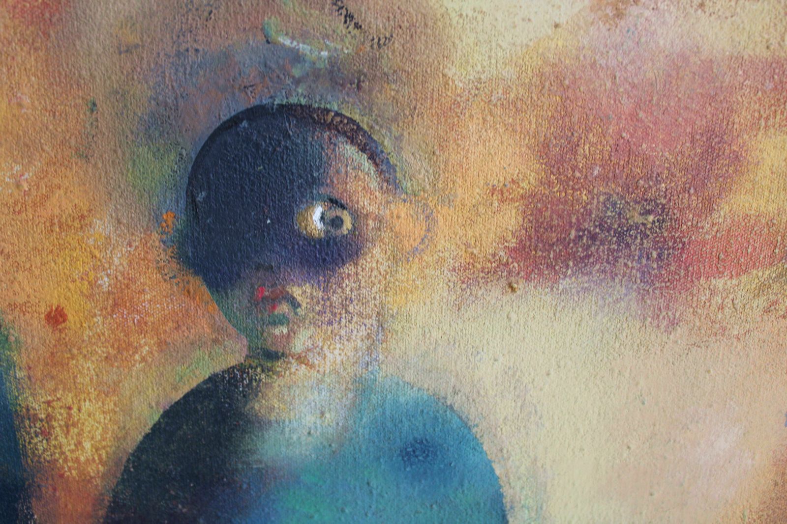 Victor Karnauh (1950 2012, Ukrainian, Latvian). Meeting. Oil On Canvas, 110x110 Cm photo 3678.0