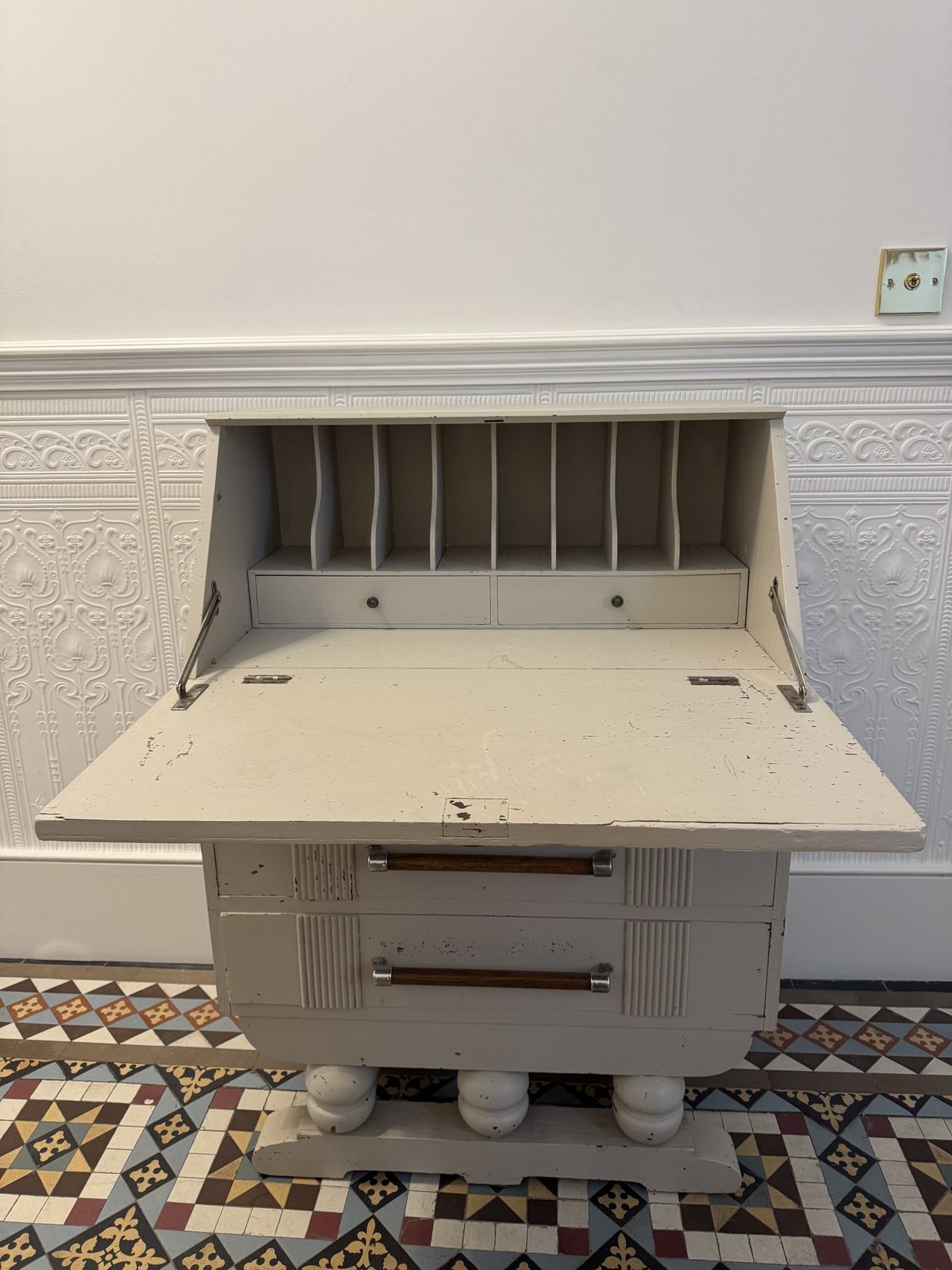 Charming Art Nouveau Style Dresser Desk Bureau photo furniture
