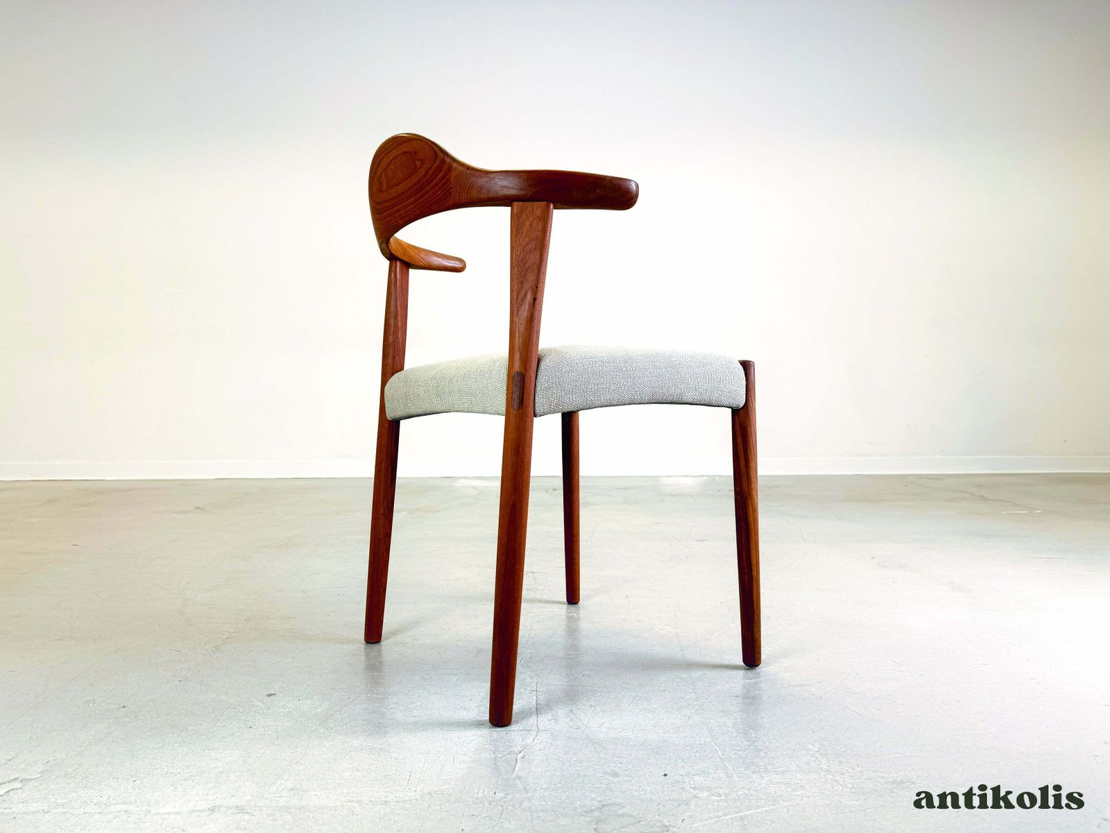 Mid Century Bullhorn Chair Randers Møbelfabrik Harry østergaard Teak photo Furniture