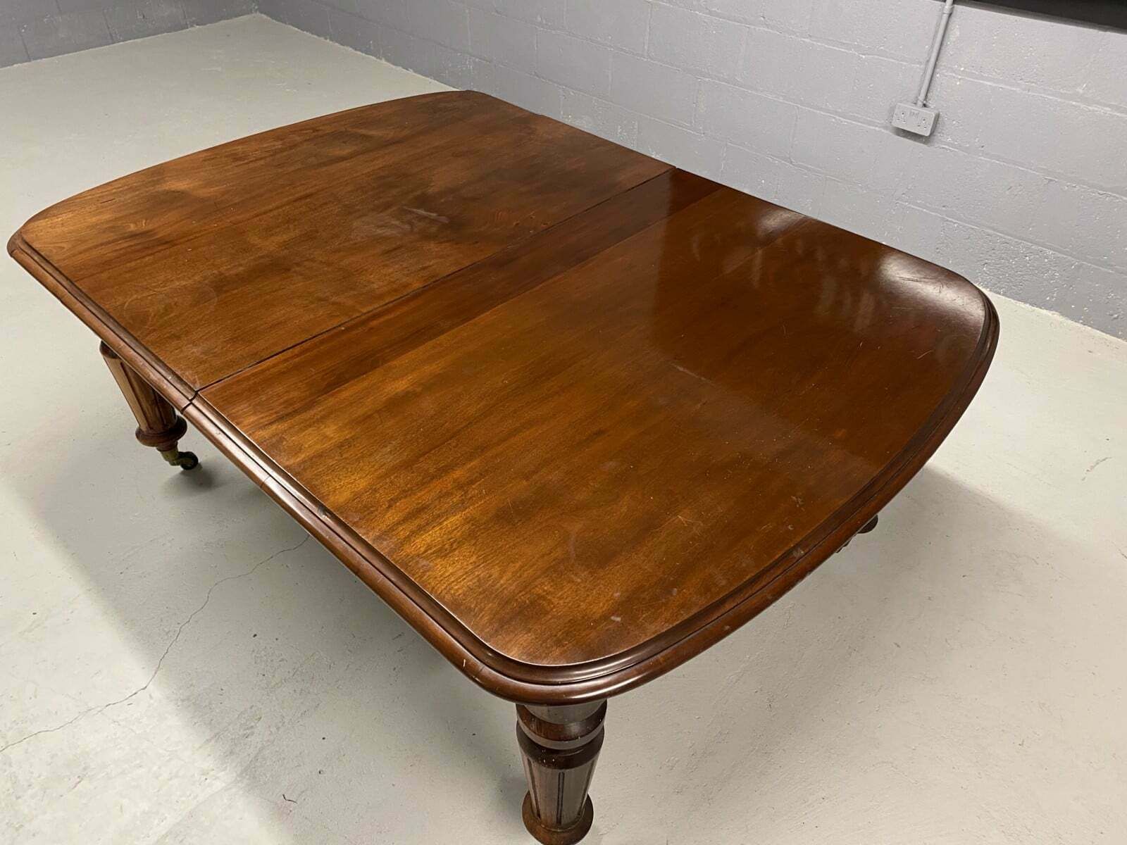 photo for sale 10.2ft Antique Victorian 1837 1901 Cuban Mahogany Dining Table