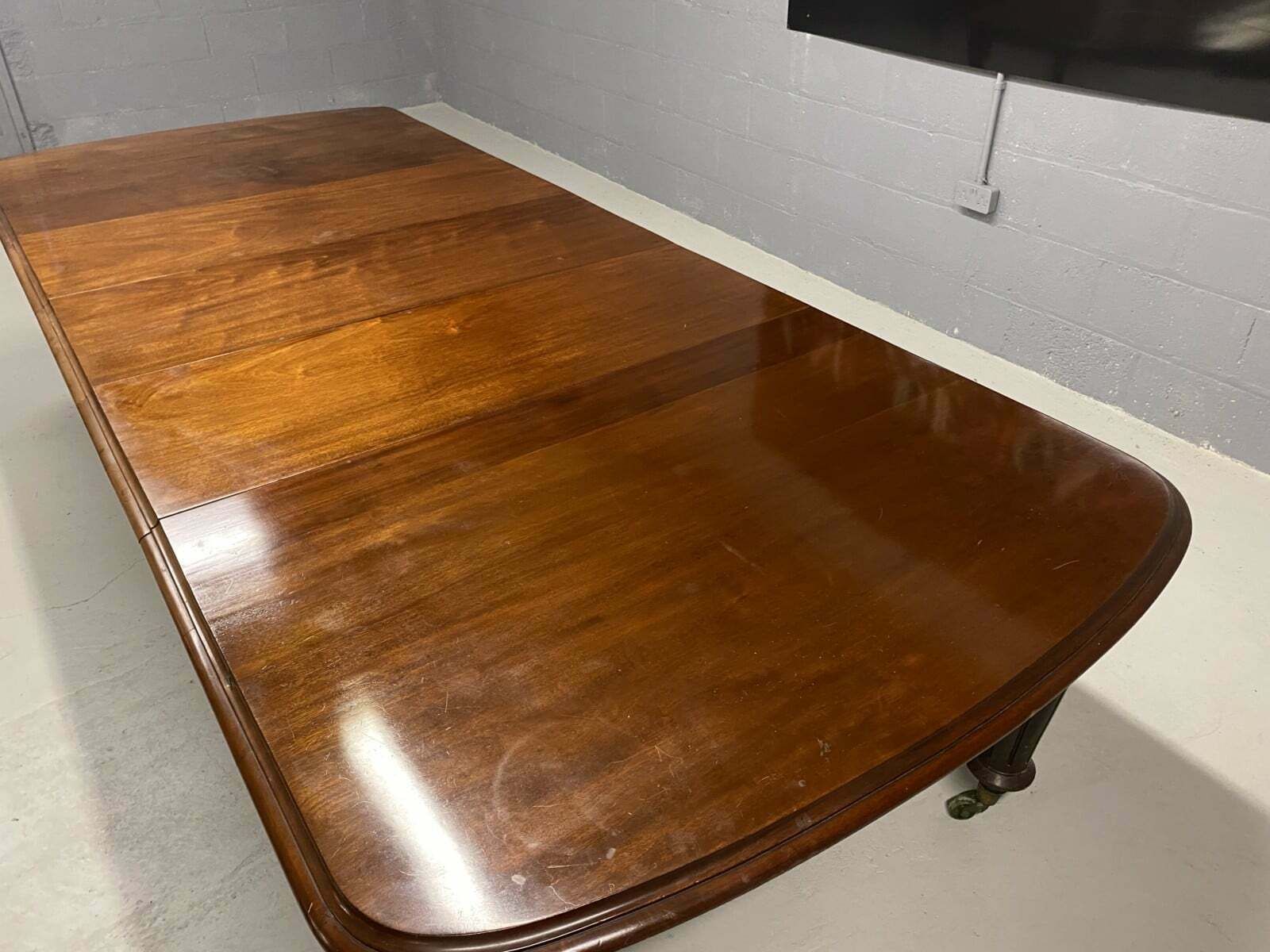 photo buy 10.2ft Antique Victorian 1837 1901 Cuban Mahogany Dining Table