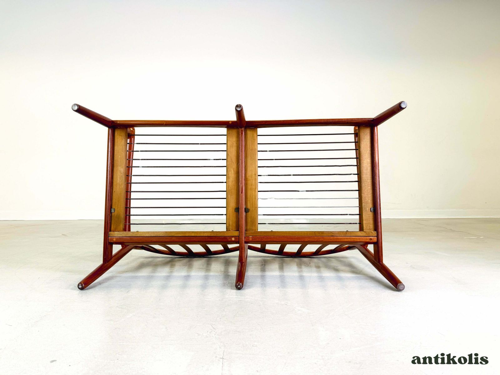 Mid Century Svend åge Teak Sofa 2 Seater Couch Glostrup photo vintage