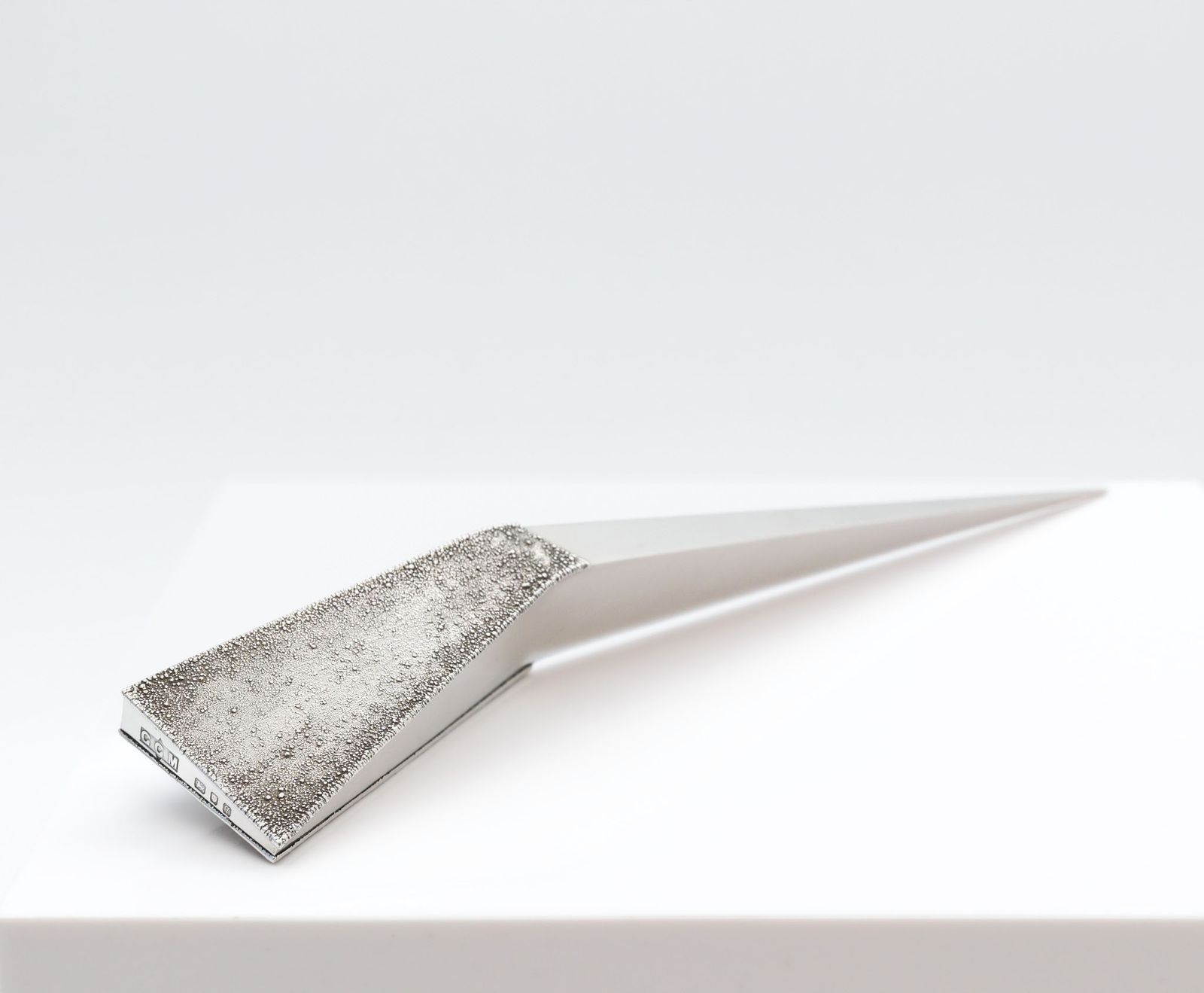 Modernist Sterling Silver Letter Opener London 1971 By George Grant Macdonald