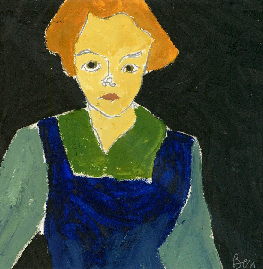 Ben Carrivick   Contemporary Oil, Woman In An Apron