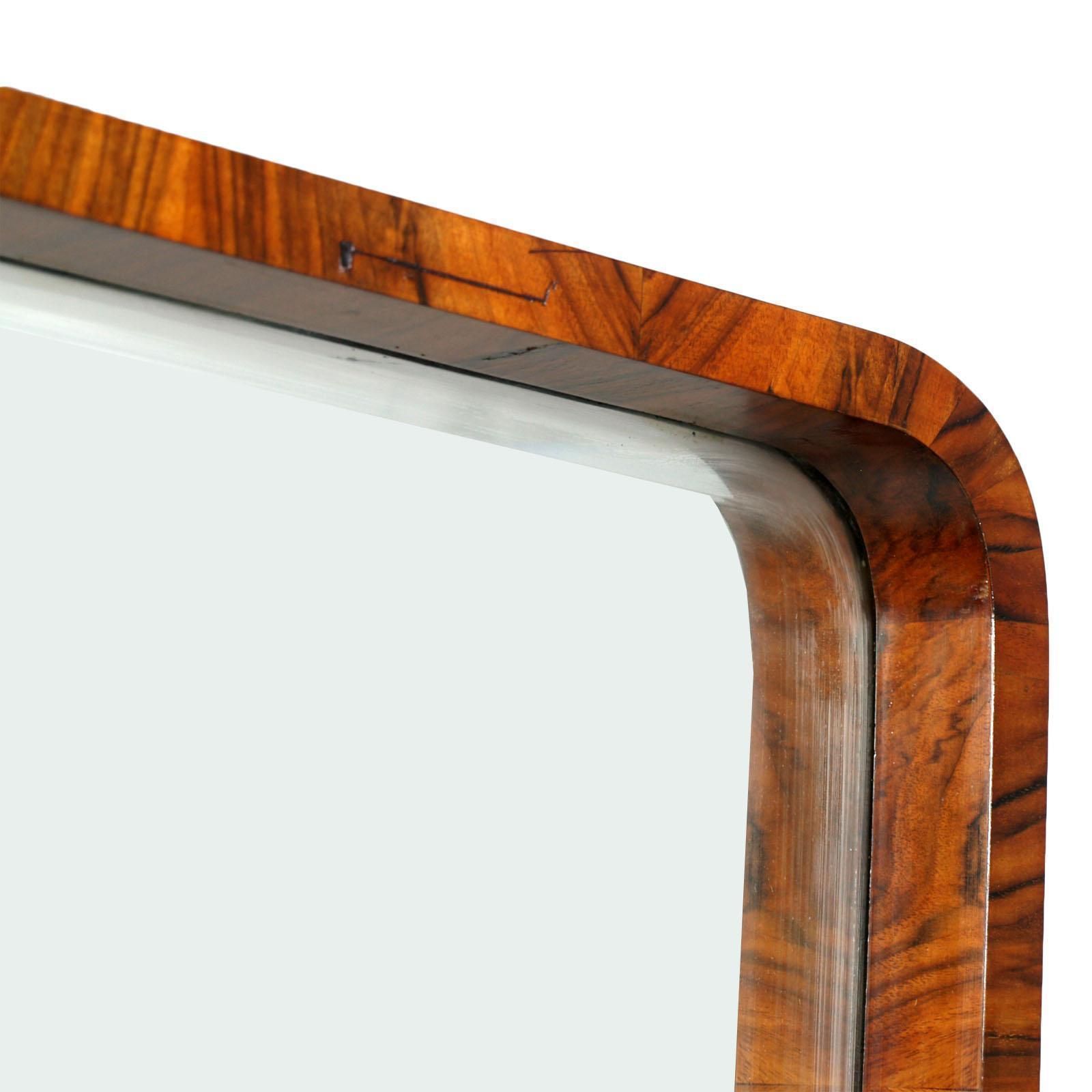 Art Deco Sculptural Vanity, Entry Cabinet Or Mirrored Toilette By Borsani In Burl Walnut photo vinterior