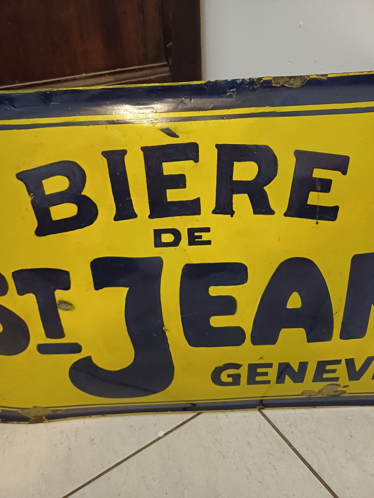 Saint Jean Geneva Enamel Plaque photo furniture