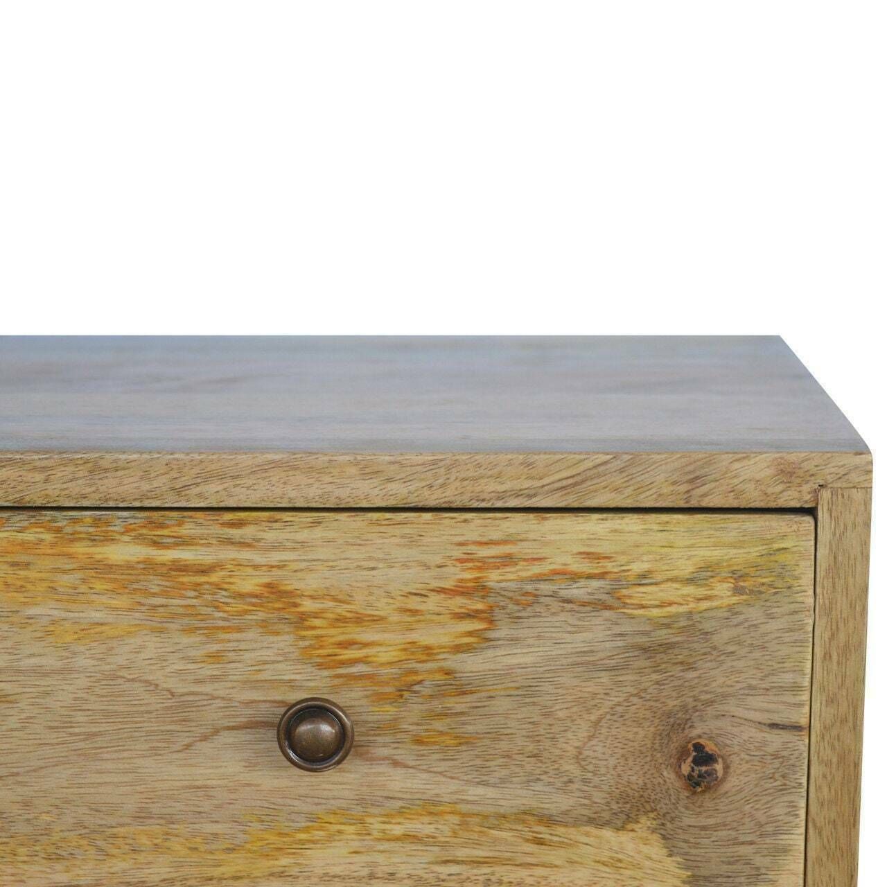 Mid Century Style Large Tv Stand, Solid Natural Wood Handmade Media Unit Entertainment Unit Tv Stand Storage Retro Console photo 392.0