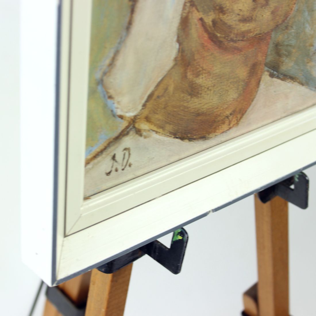 Painting Of A Woman, Czechoslovakia photo for sale