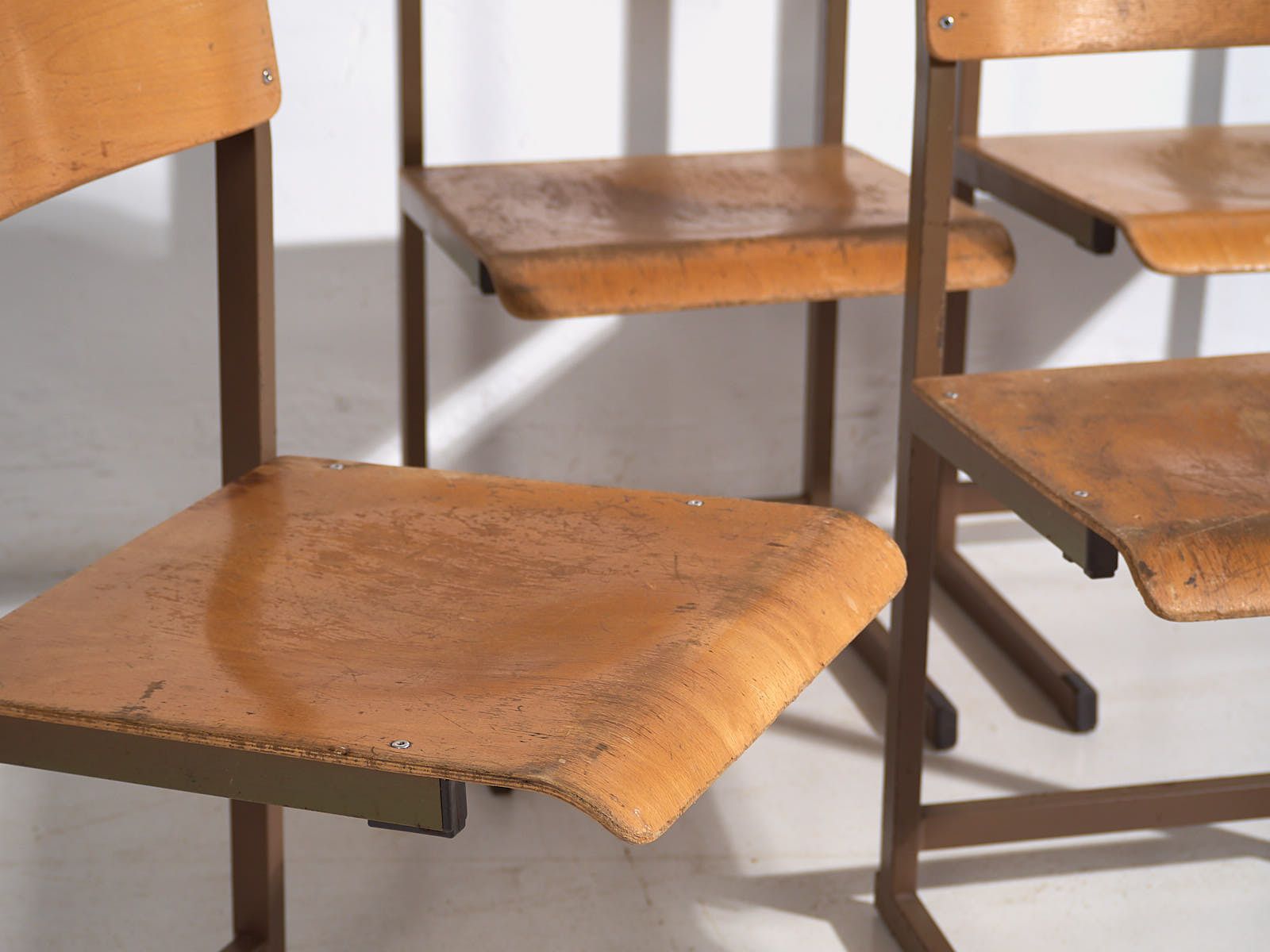 Vintage Lounge Chairs (C.1950). Set Of 4 Pieces photo for sale