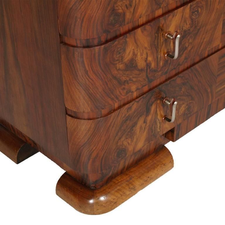 1930s Art Deco Cabinet Dresser In Burl Walnut By Crafts Cantu photo vinterior