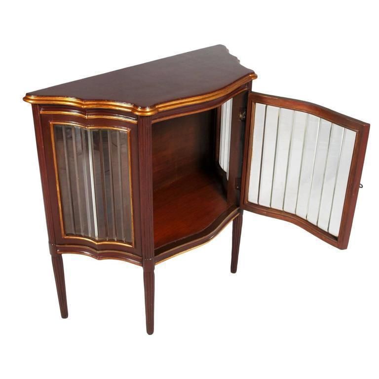Late 19th Century Venetian 'Belle Epoque' China Cabinet, Glass Cupboards photo Furniture