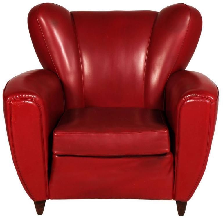 Italian Mid Century Armchair Club Chair Art Deco Design Guglielmo Ulrich photo furniture