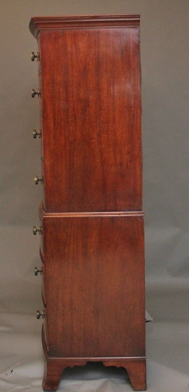Furniture Early 19th Century Mahogany Tallboy photo