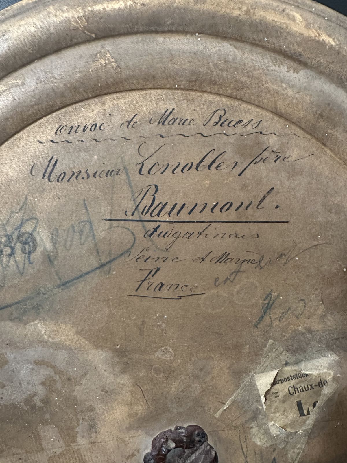 photo furniture M.Buess Boulangerie Vienoise   Chaucer De Vonds, Switzerland. Gateau Carton Box | Very Rare Find | Sent To Paris, France