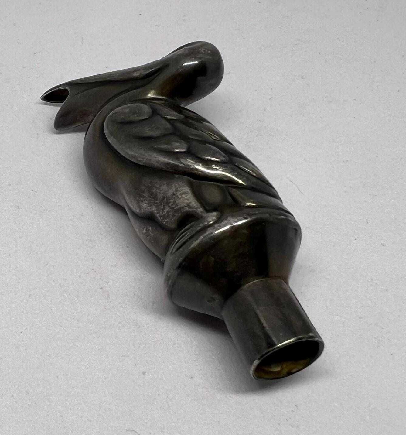Art Deco Bottle Stopper Wine Pourer. Danish Silver Plated Pelican Shaped Art Deco 1930s Bar Tool. Quirky Wine Lovers Gift. photo furniture