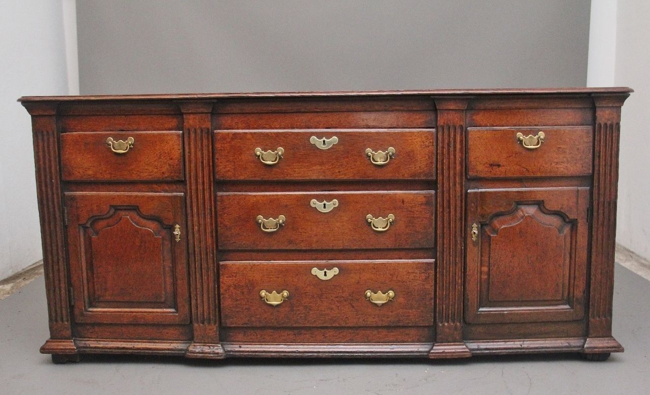 A Good Georgian 18th Century Oak Dresser