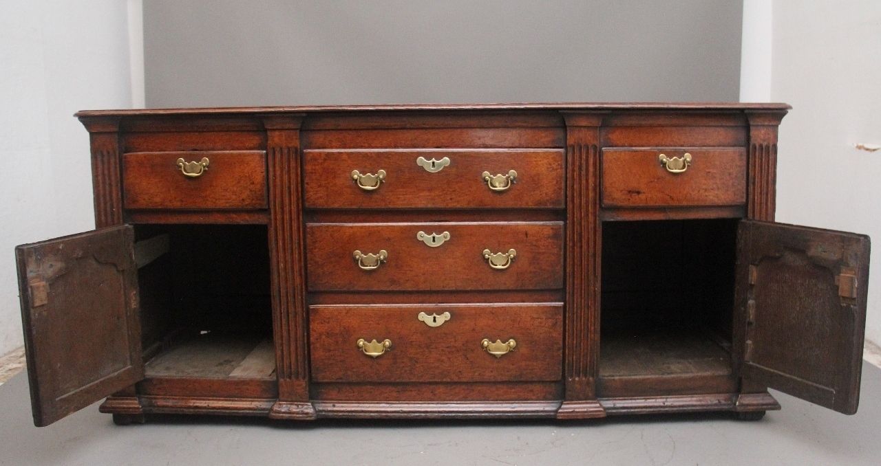 A Good Georgian 18th Century Oak Dresser photo for sale
