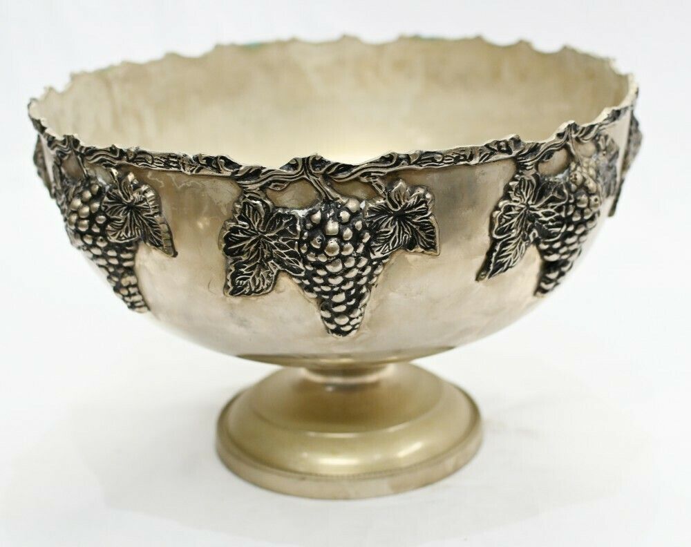 Silver Plate Punch Bowl   Champagne Wine Bucket Cooler photo for sale