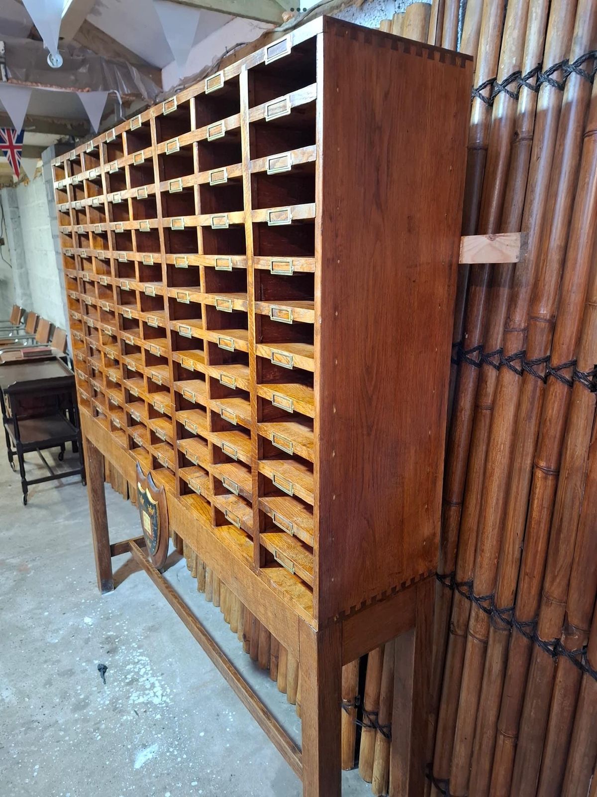Vintage Pigeon Hole Cabinet photo for sale