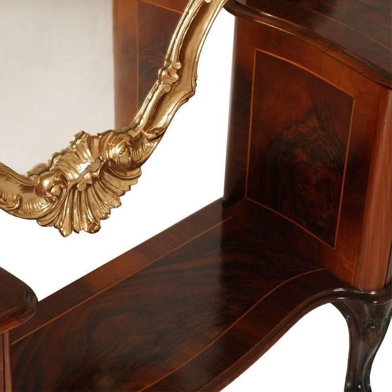 1930s Venetian Baroque Console Vanity Attributable To Testolini Salviati Jesurum photo for sale