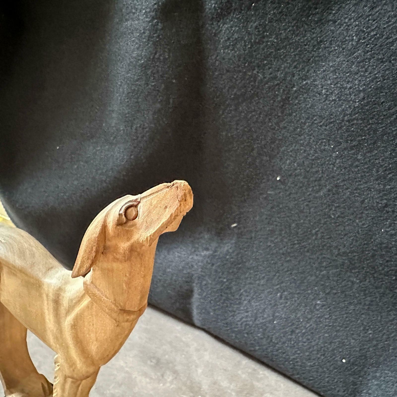 A 1930s Stylish Art Deco Hand Carved Figure Of A Greyhound photo vintage