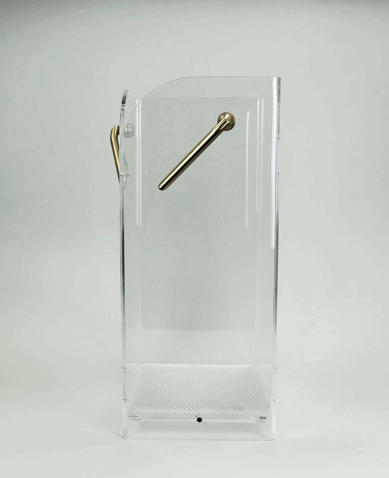 Transparent Lucite Acrylic Umbrella Stand 1980s 1990s Post Modern Design photo Home Decor