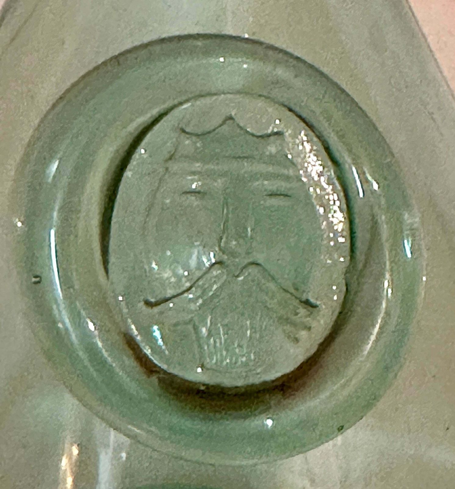 Vintage 1960s Pale Green Danish Holmegaard Glasværk "Viking" Carafe Designed By Ole Winther photo vinterior