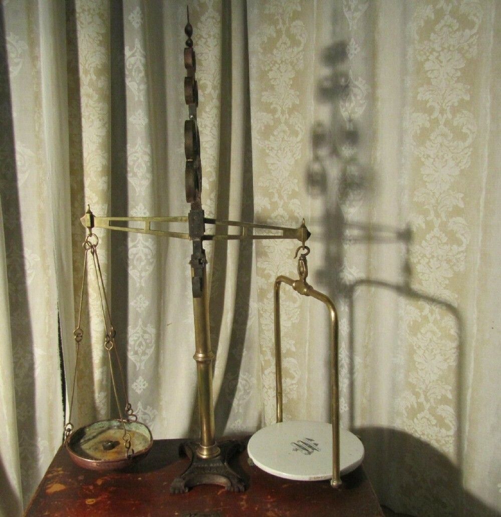 Dairy Balance Scales By Parnall Of Bristol