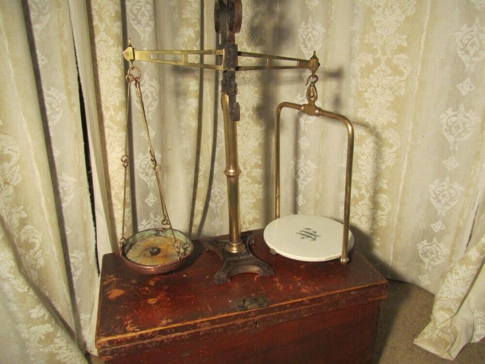 Dairy Balance Scales By Parnall Of Bristol photo Home Decor