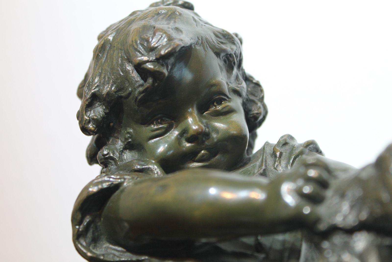 Juan Clara Fine Bronze. Circa 1900. Signed, Numbered And Factory Lozenge Stamp. photo vintage