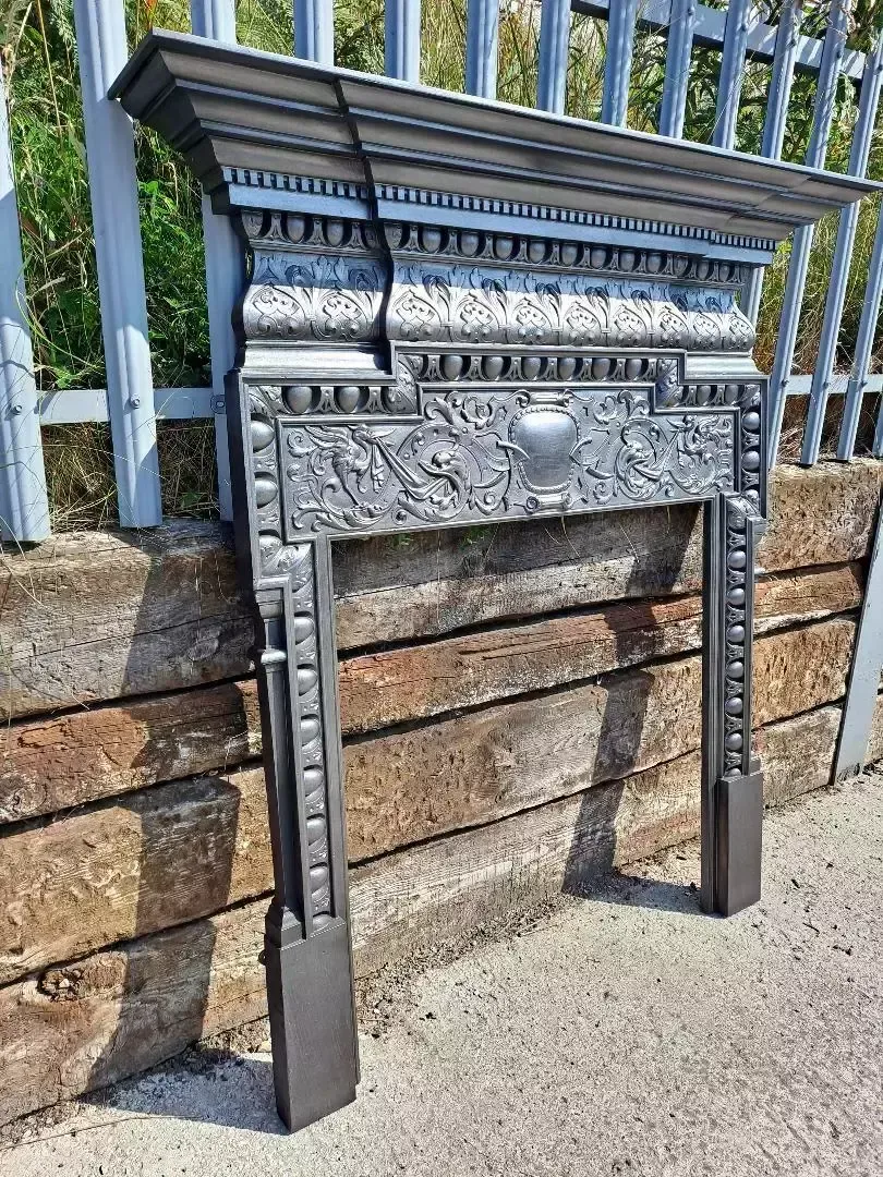 Antique Victorian Cast Iron Fireplace Surround photo Home Fixtures