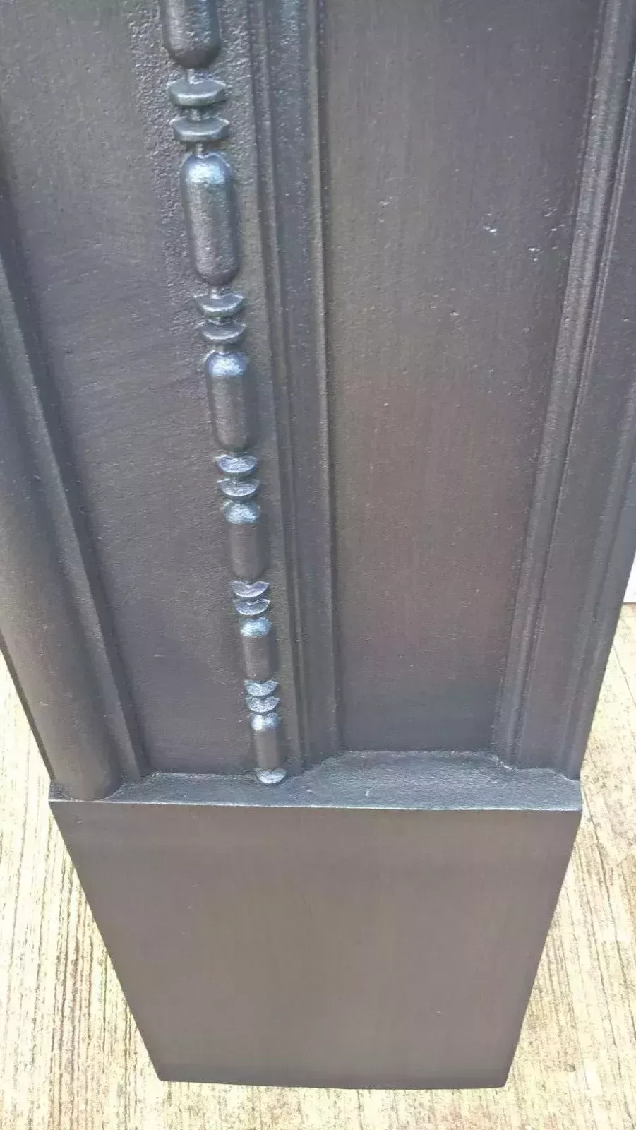 Home Fixtures Restored Victorian Cast Iron Fireplace Mantel Fireplace Surround.. photo