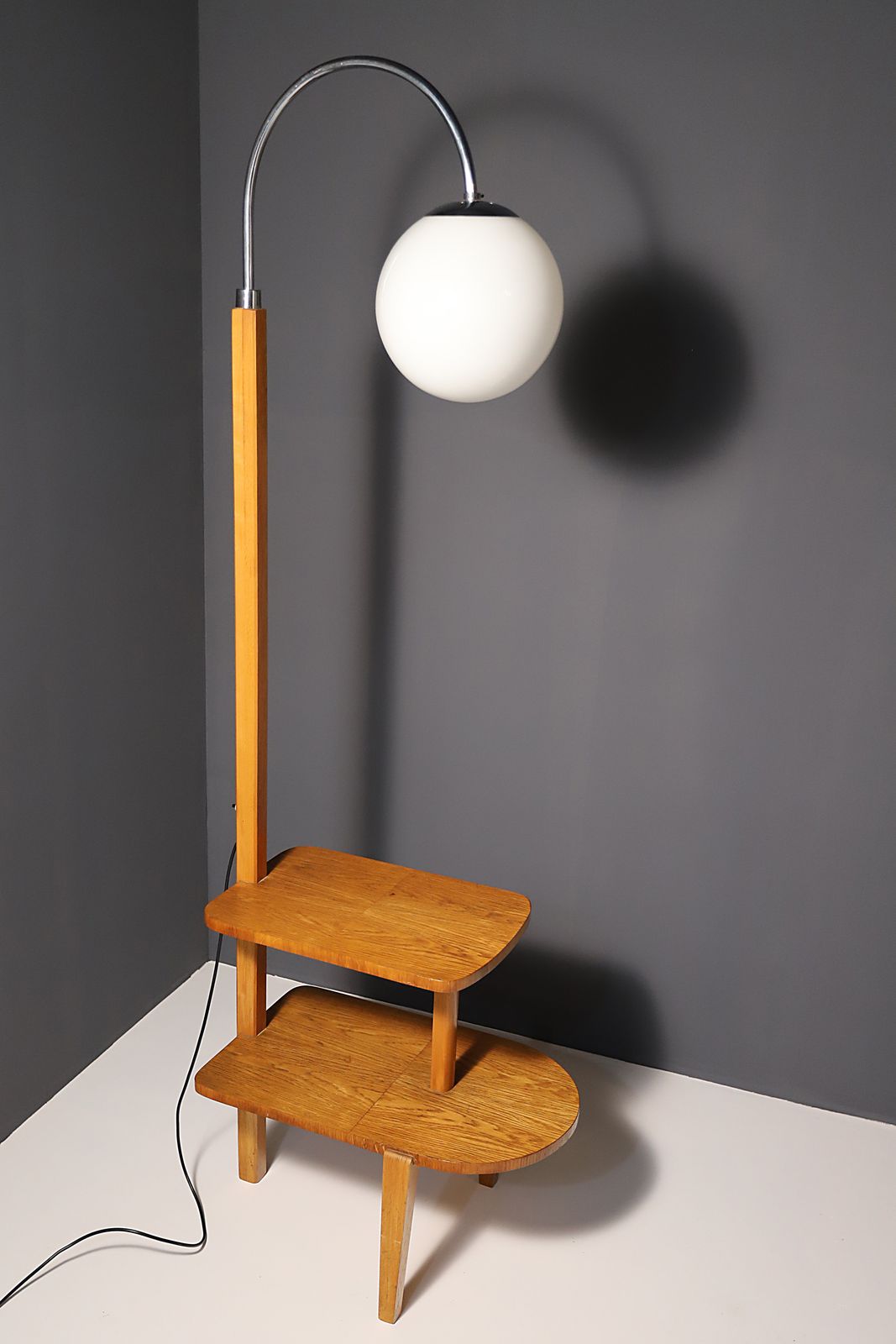 Thonet Floor Lamp Art Deco, 1950´S, Czechoslovakia photo vinterior