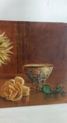 Spanish Artist, Still Life, 1909, Oil On Canvas photo vinterior
