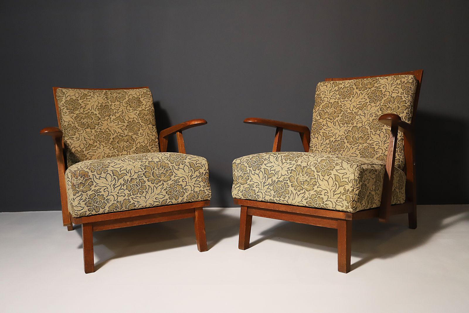 Pair Of Mid Century Armchairs, Czechoslovakia, Circa 1940´S photo Furniture