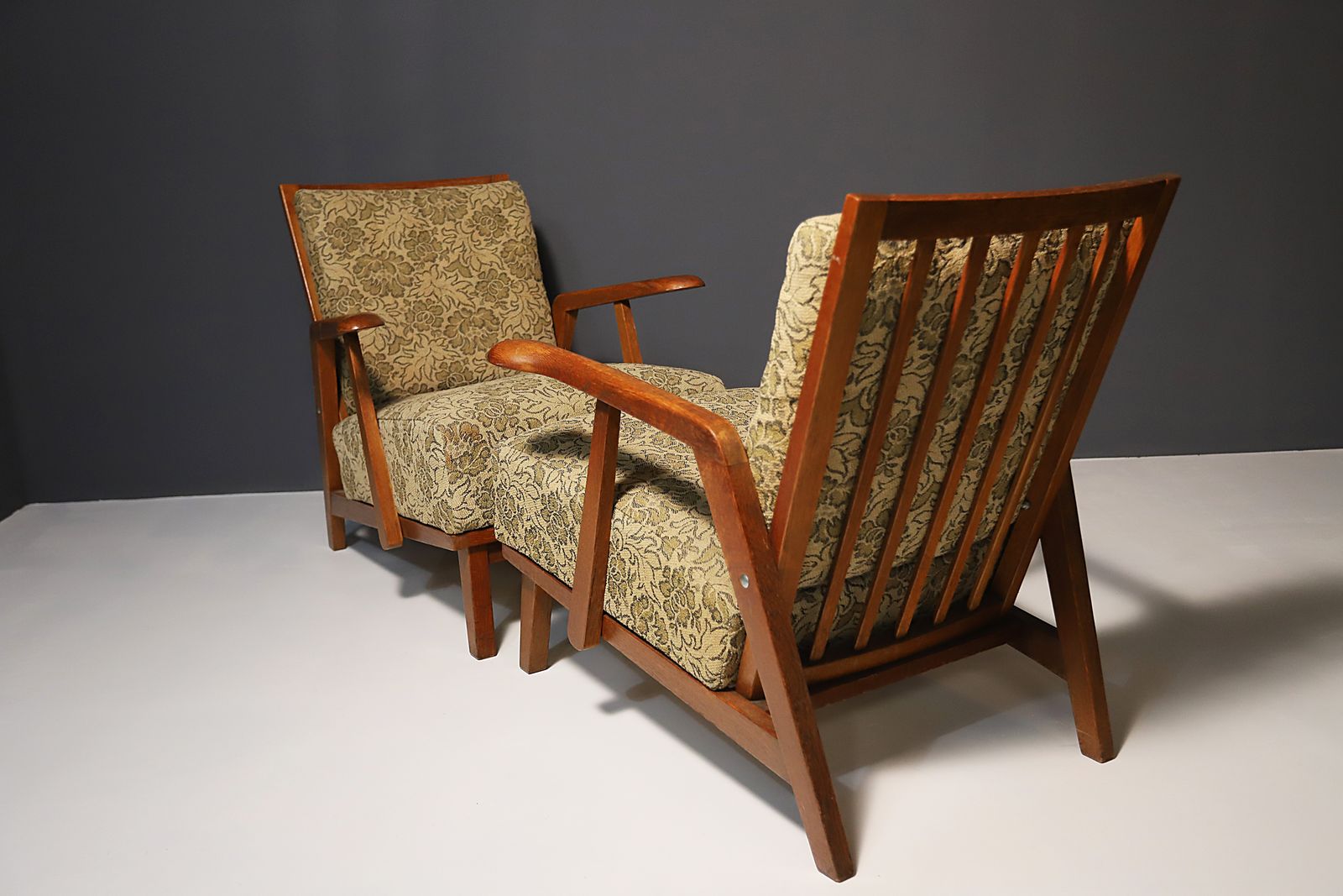 Pair Of Mid Century Armchairs, Czechoslovakia, Circa 1940´S photo vinterior