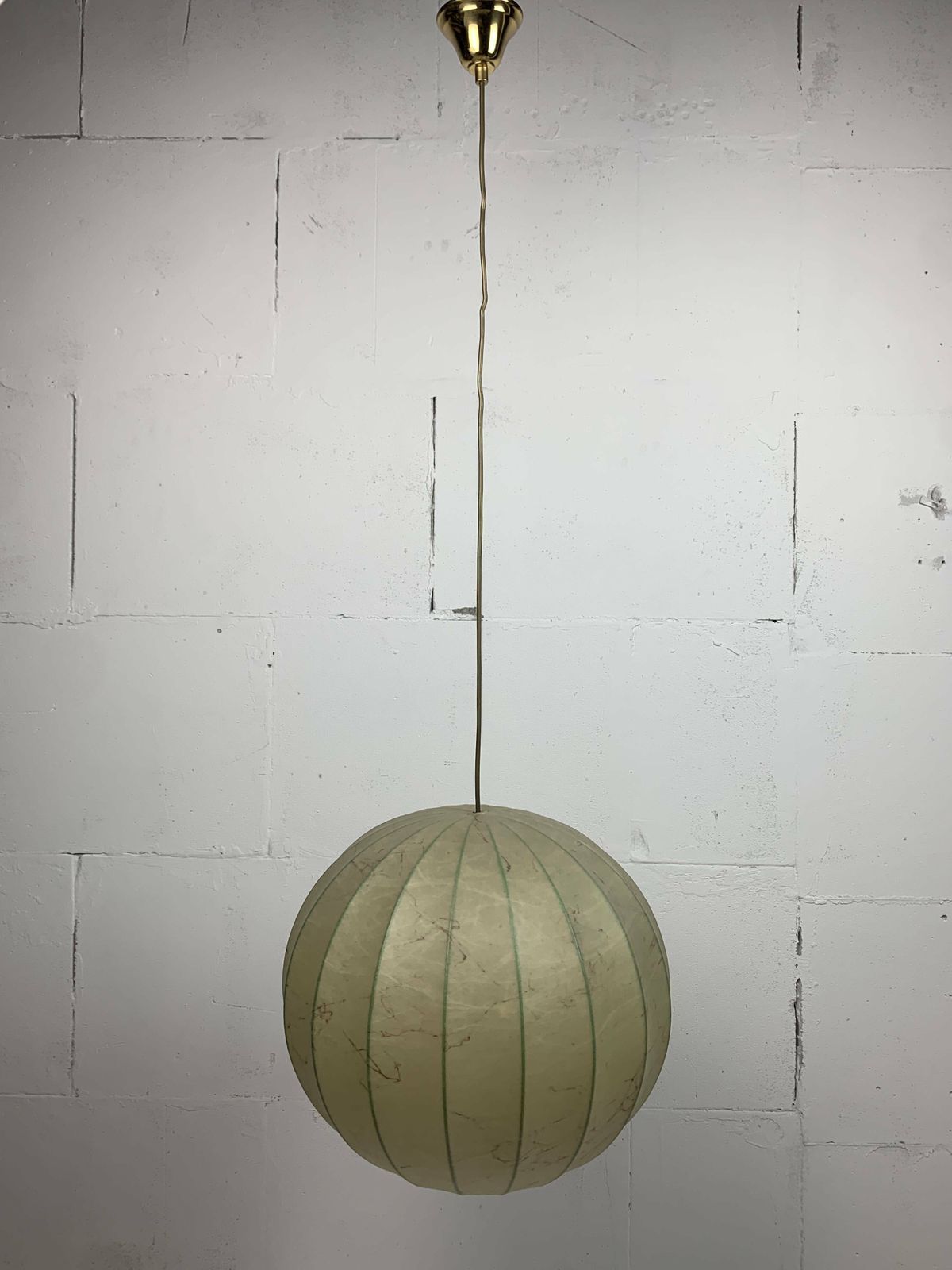 photo buy Mid Century Space Age Cocoon Hanging Pendant Lamp In The Style Of Achille Castiglioni, 1960s