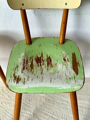 photo furniture Eetkamerstoelen Van Ton, 1960, Set Van 4