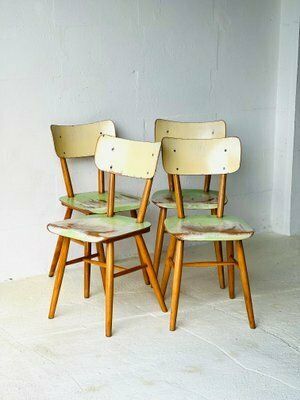 photo buy Eetkamerstoelen Van Ton, 1960, Set Van 4