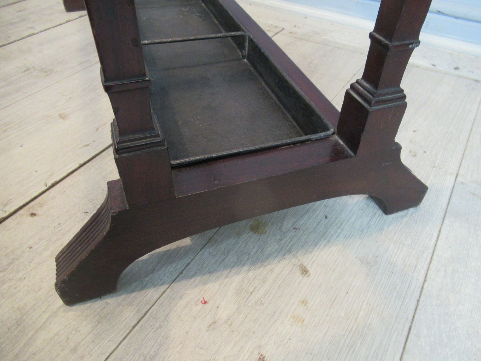 Late Victorian Mahogany  Walking Stick Stand photo buy